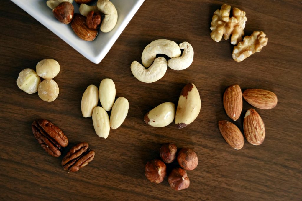 nuts on table
